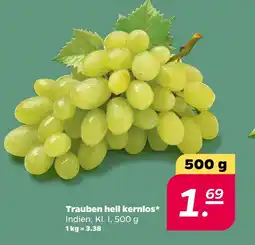 NETTO Trauben hell kernlos Angebot