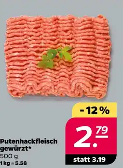 NETTO Putenhackfleisch gewürzt Angebot