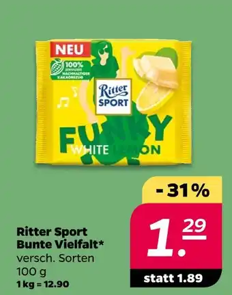 NETTO Ritter sport bunte vielfalt Angebot