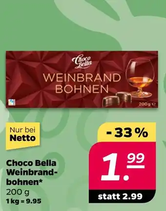 NETTO Choco bella weinbrandbohnen Angebot