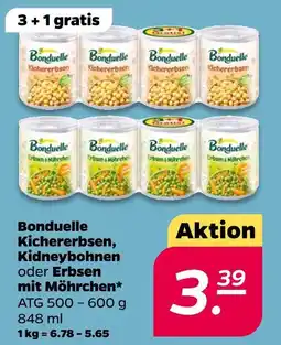 NETTO Bonduelle kichererbsen, kidneybohnen oder erbsen mit möhrchen Angebot