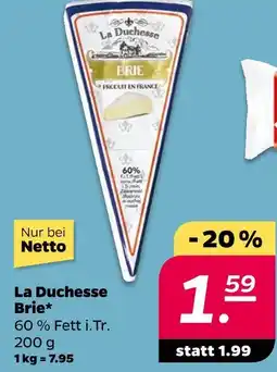 NETTO La duchesse brie Angebot