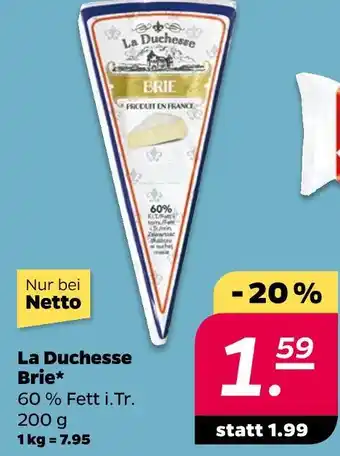 NETTO La duchesse brie Angebot