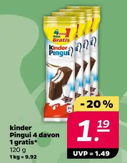 NETTO Kinder pingui 4 davon 1 gratis Angebot