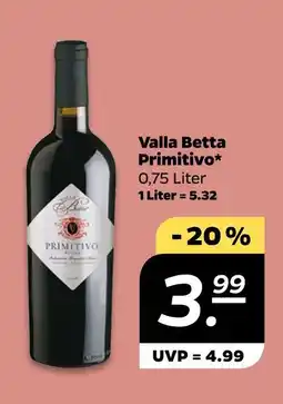 NETTO Valla betta primitivo Angebot