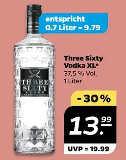 NETTO Three sixty vodka xl Angebot