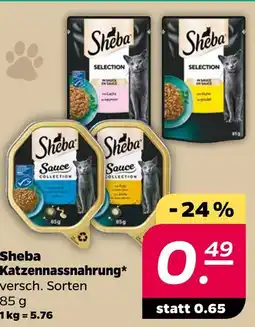 NETTO Sheba katzennassnahrung Angebot