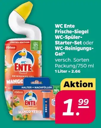 NETTO Wc ente frische-siegel wc-spüler-starter-set oder wc-reinigungs-gel Angebot