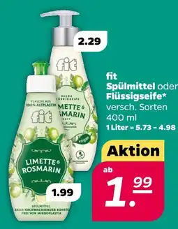 NETTO Fit spülmittel oder flüssigseife Angebot