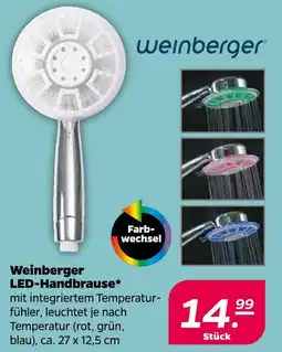 NETTO Weinberger led-handbrause Angebot