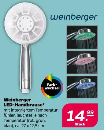 NETTO Weinberger led-handbrause Angebot