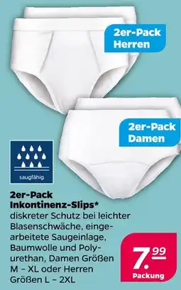 NETTO 2er-pack inkontinenz-slips Angebot