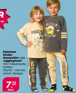 NETTO Pokémon kinder sweatshirt oder jogginghose Angebot