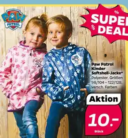 NETTO Paw patrol kinder softshell-jacke Angebot