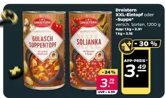 NETTO Dreistern xxl-eintopf oder -suppe Angebot