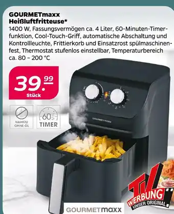 NETTO Gourmetmaxx heißluftfritteuse Angebot