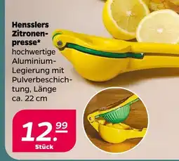 NETTO Hensslers zitronenpresse Angebot