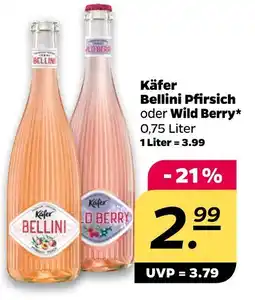 NETTO Käfer bellini pfirsich oder wild berry Angebot