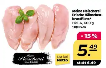 NETTO Meine fleischerei frische hähnchenbrustfilets Angebot