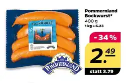 NETTO Pommernland bockwurst Angebot