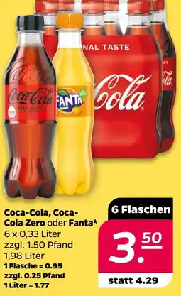 NETTO Coca-cola, coca-cola zero oder fanta Angebot