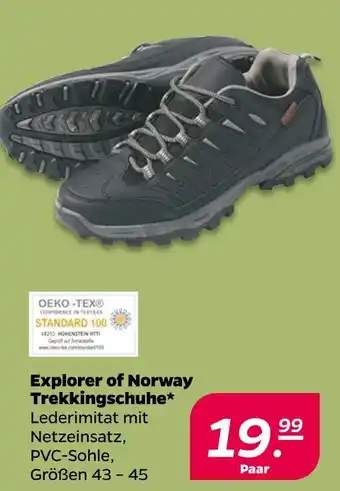 NETTO Explorer of norway trekkingschuhe Angebot