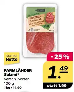 NETTO Farmländer salami Angebot