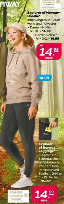 NETTO Explorer of norway hoodie, leggings Angebot