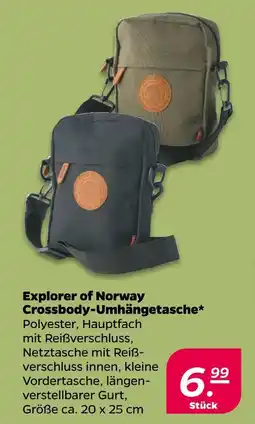 NETTO Explorer of norway crossbody-umhängetasche Angebot