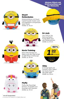 NETTO Minions stuart rollerskates, dj josh, kevin training, otto oder fluffy Angebot