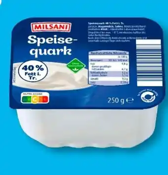 Aldi Süd Milsani Speisequark Angebot