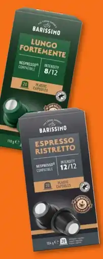 Aldi Süd Barissimo Kaffeekapseln Lungo Fortimente Angebot