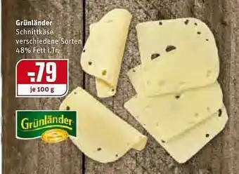 REWE Grünländer Angebot