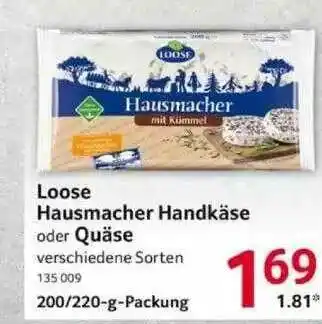 Selgros Loose Hausmacher Handkäse Oder Quäse Angebot