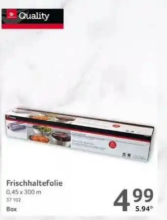 Selgros Frischhaltefolie Angebot