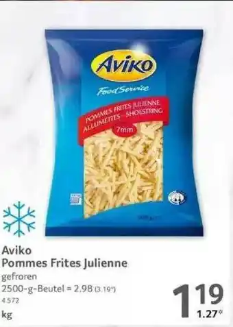 Selgros Aviko Pommes Frites Julienne Angebot