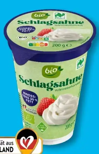 Aldi Süd Bio Smiley Schlagsahne Angebot