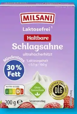 Aldi Süd Milsani H-Schlagsahne Angebot