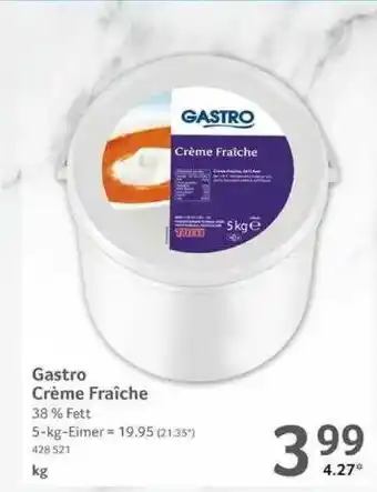 Selgros Gastro Crème Fraîche Angebot