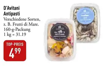 Galeria Markthalle D'Avitani Antipasti Angebot