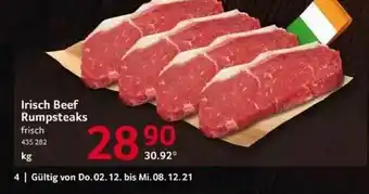 Selgros Irisch Beef Rumpsteaks Angebot