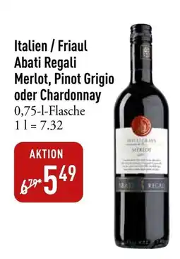 Galeria Markthalle Abati Regali Merlot, Pinot Grigio oder Chardonnay Angebot