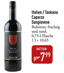 Galeria Markthalle Caparzo Sangiovese Angebot