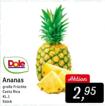 KONSUM Dole Ananas Angebot