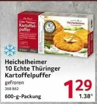 Selgros Heichelheimer 10 Echte Thüringer Kartoffelpuffer Angebot