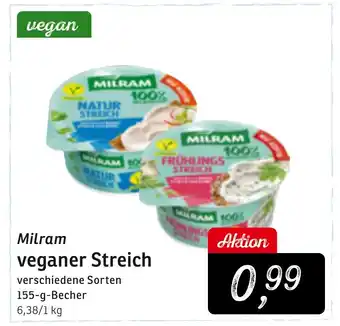 KONSUM Milram veganer Streich Angebot