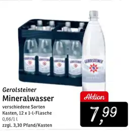 KONSUM Gerolsteiner Mineralwasser Angebot