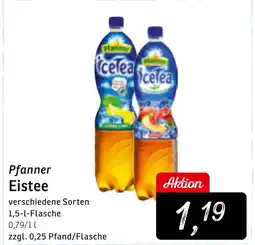 KONSUM Pfanner Eistee Angebot