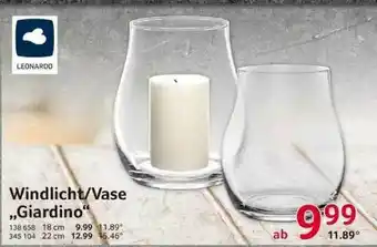 Selgros Leonardo Windlicht Oder Vase „giardino“ Angebot