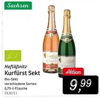 KONSUM Hoflöẞnitz Kurfürst Sekt Angebot